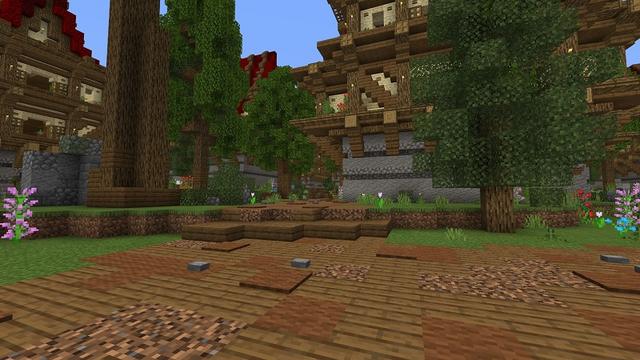 Screenshot of the Minecraft Bedrock Marketplace product Dragon Fortress created by Fall Studios.