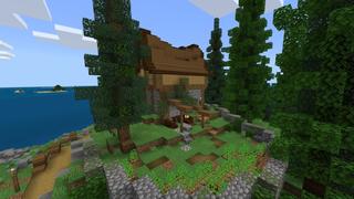 Screenshot of the Minecraft Bedrock Marketplace product Dragon Island created by Fall Studios.