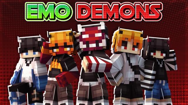 Thumbnail of the Minecraft Bedrock Marketplace product Emo Demons created by Fall Studios.
