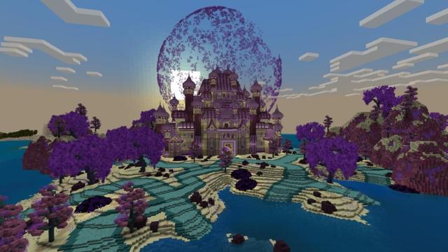 Screenshot of the Minecraft Bedrock Marketplace product End Temple created by Fall Studios.