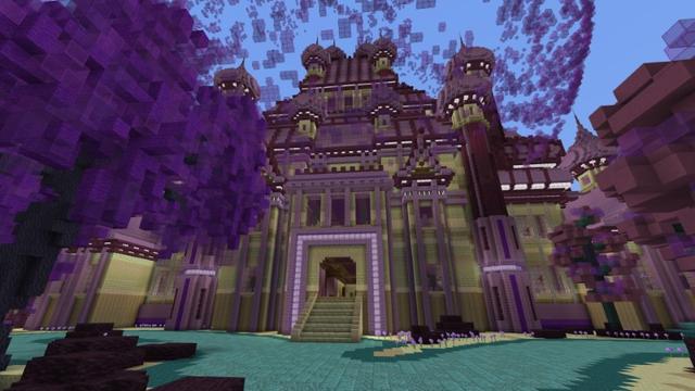 Screenshot of the Minecraft Bedrock Marketplace product End Temple created by Fall Studios.