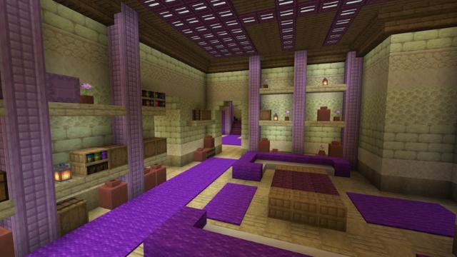 Screenshot of the Minecraft Bedrock Marketplace product End Temple created by Fall Studios.
