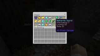 Screenshot of the Minecraft Bedrock Marketplace product Epic Loot created by Fall Studios.