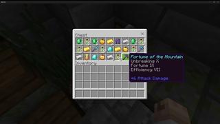 Screenshot of the Minecraft Bedrock Marketplace product Epic Loot created by Fall Studios.
