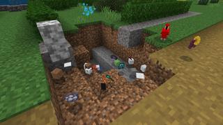 Screenshot of the Minecraft Bedrock Marketplace product Every drop is random created by Fall Studios.