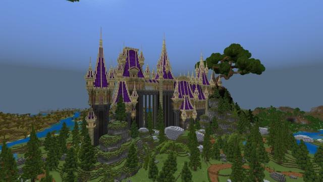 Screenshot of the Minecraft Bedrock Marketplace product Fantasy Castle created by Fall Studios.