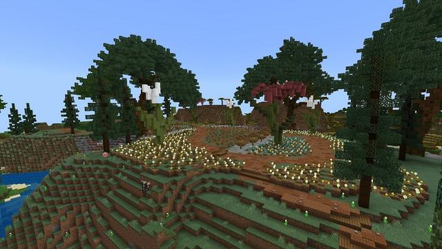 Screenshot of the Minecraft Bedrock Marketplace product Flower Kingdom created by Fall Studios.