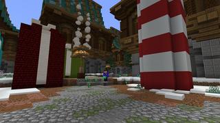 Screenshot of the Minecraft Bedrock Marketplace product Frozen Fortress created by Fall Studios.