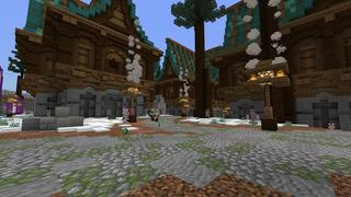Screenshot of the Minecraft Bedrock Marketplace product Frozen Fortress created by Fall Studios.