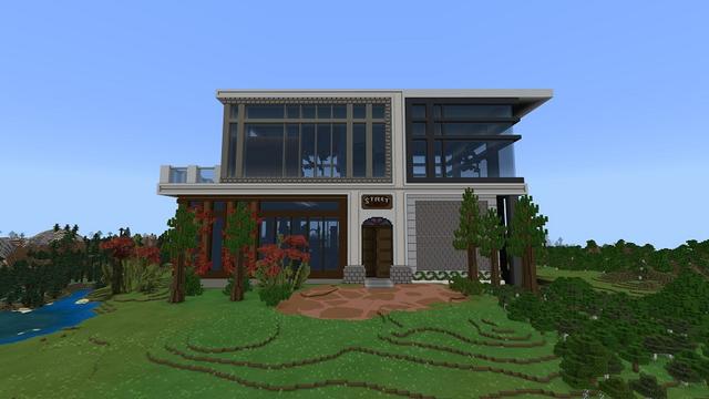 Screenshot of the Minecraft Bedrock Marketplace product Giant Millionaire Mansion created by Fall Studios.