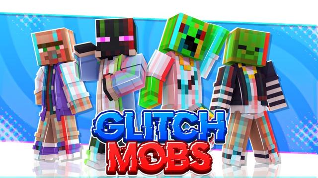 Thumbnail of the Minecraft Bedrock Marketplace product Glitch Mobs created by Fall Studios.