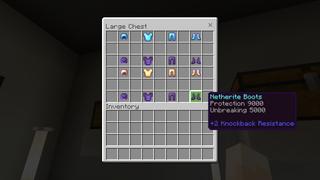 Screenshot of the Minecraft Bedrock Marketplace product God Weapons created by Fall Studios.