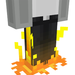 Thumbnail of the Minecraft Bedrock Marketplace product Gold Glow Fire Ground Jeans created by Fall Studios.
