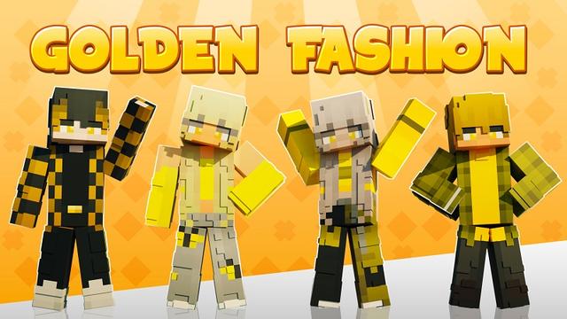 Thumbnail of the Minecraft Bedrock Marketplace product Golden Fashion created by Fall Studios.