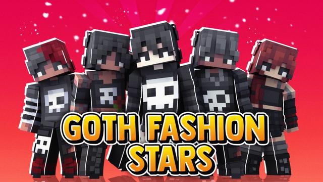Thumbnail of the Minecraft Bedrock Marketplace product Goth Fashion Stars created by Fall Studios.