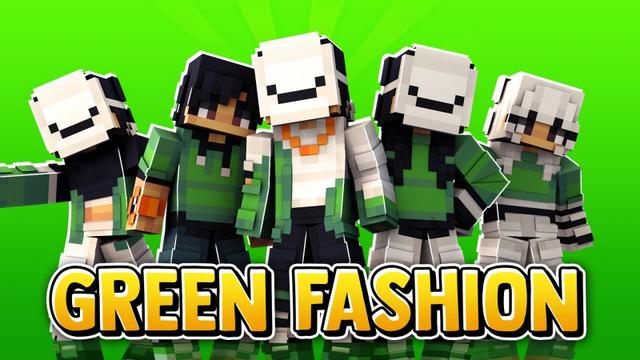 Thumbnail of the Minecraft Bedrock Marketplace product Green Fashion created by Fall Studios.