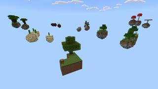 Screenshot of the Minecraft Bedrock Marketplace product Habitats Skyblock created by Fall Studios.