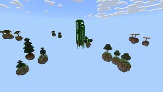 Screenshot of the Minecraft Bedrock Marketplace product Habitats Skyblock created by Fall Studios.