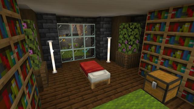 Screenshot of the Minecraft Bedrock Marketplace product Hacker Bunker created by Fall Studios.