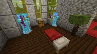 Screenshot of the Minecraft Bedrock Marketplace product Hacker Mansion 2 created by Fall Studios.