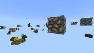 Screenshot of the Minecraft Bedrock Marketplace product Hacker Skyblock created by Fall Studios.