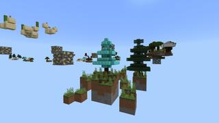 Screenshot of the Minecraft Bedrock Marketplace product Hacker Skyblock created by Fall Studios.