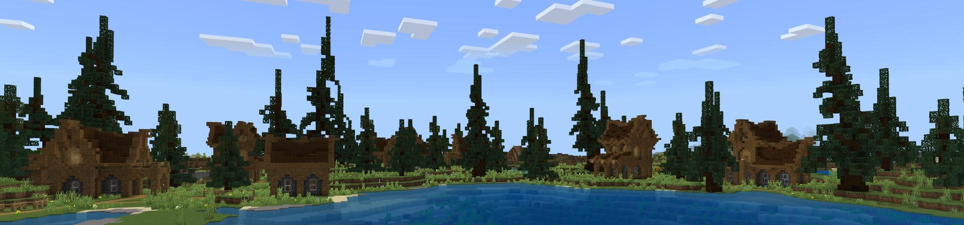 Panorama of the Minecraft Bedrock Marketplace product Hacker Weapons created by Fall Studios.