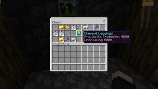 Screenshot of the Minecraft Bedrock Marketplace product Hacker Weapons created by Fall Studios.