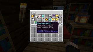 Screenshot of the Minecraft Bedrock Marketplace product Hacker Weapons created by Fall Studios.