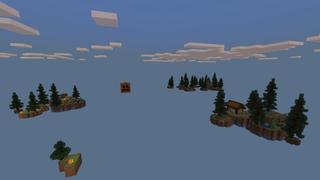 Screenshot of the Minecraft Bedrock Marketplace product Halloween One Block created by Fall Studios.