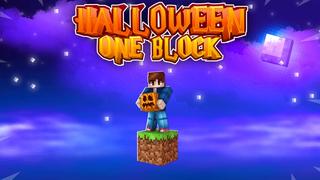 Thumbnail of the Minecraft Bedrock Marketplace product Halloween One Block created by Fall Studios.