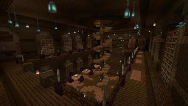 Screenshot of the Minecraft Bedrock Marketplace product Halloween Underground Base created by Fall Studios.
