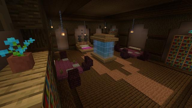 Screenshot of the Minecraft Bedrock Marketplace product Halloween Underground Base created by Fall Studios.