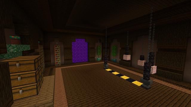 Screenshot of the Minecraft Bedrock Marketplace product Halloween Underground Base created by Fall Studios.