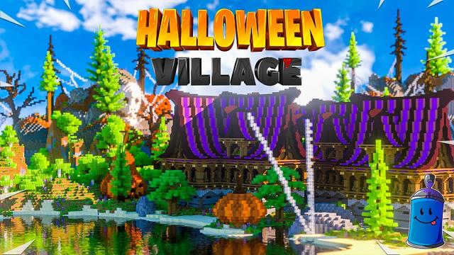 Thumbnail of the Minecraft Bedrock Marketplace product Halloween Village!! created by Fall Studios.