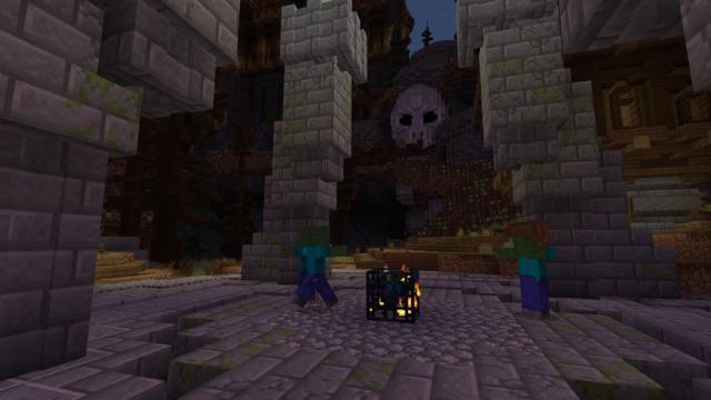 Screenshot of the Minecraft Bedrock Marketplace product Haunted Castle created by Fall Studios.