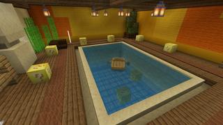 Screenshot of the Minecraft Bedrock Marketplace product How to live in a Lucky Block created by Fall Studios.