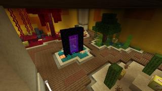 Screenshot of the Minecraft Bedrock Marketplace product How to live in a Lucky Block created by Fall Studios.