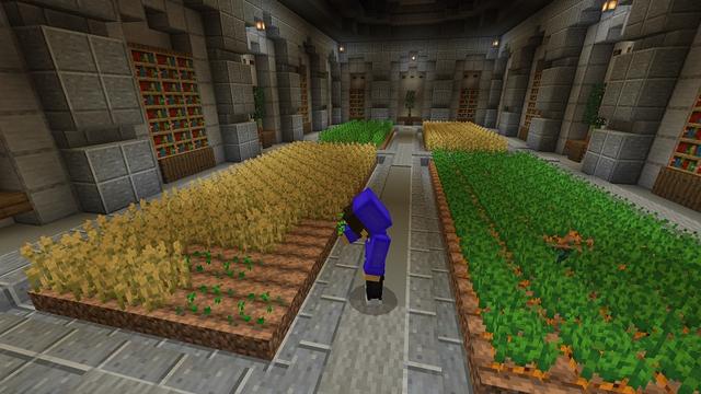 Screenshot of the Minecraft Bedrock Marketplace product Igloo Underground Base created by Fall Studios.