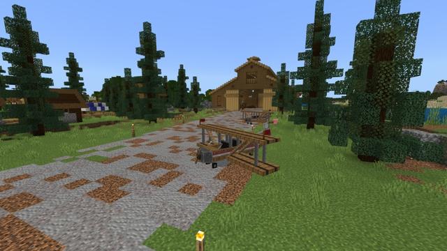Screenshot of the Minecraft Bedrock Marketplace product Into the Sky created by Fall Studios.