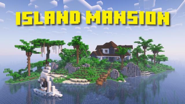Thumbnail of the Minecraft Bedrock Marketplace product Island Mansion created by Fall Studios.