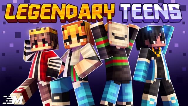 Thumbnail of the Minecraft Bedrock Marketplace product Legendary Teens created by Fall Studios.