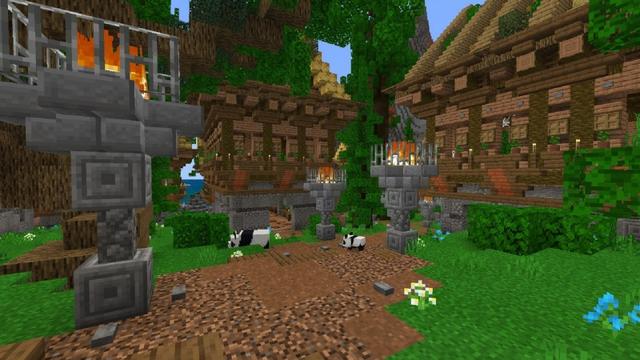 Screenshot of the Minecraft Bedrock Marketplace product Lost Island created by Fall Studios.