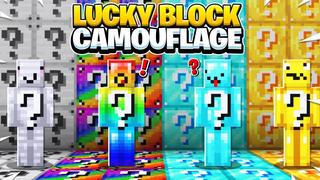 Thumbnail of the Minecraft Bedrock Marketplace product Lucky Block Camouflage created by Fall Studios.