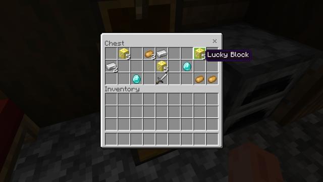 Screenshot of the Minecraft Bedrock Marketplace product Lucky Block created by Fall Studios.