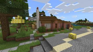 Screenshot of the Minecraft Bedrock Marketplace product Lucky Blocks! created by Fall Studios.