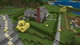 Screenshot of the Minecraft Bedrock Marketplace product Lucky Blocks! created by Fall Studios.