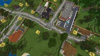 Screenshot of the Minecraft Bedrock Marketplace product Lucky Blocks! created by Fall Studios.