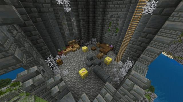 Screenshot of the Minecraft Bedrock Marketplace product Lucky Blocks! created by Fall Studios.