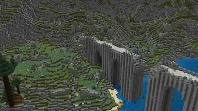 Screenshot of the Minecraft Bedrock Marketplace product Lucky Blocks! created by Fall Studios.